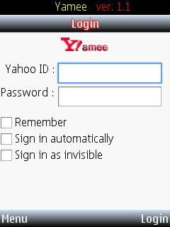 الاصدار الجديد من ماسينجر الياهو Yamee v. 1.1 update Yamee+1.1