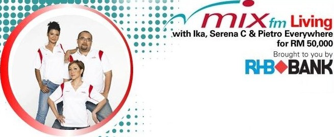 RM50K richer with RHB & MIX FM - Living with Ika, Serena C and Pietro