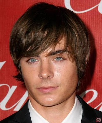 Celebrity short hairstyles Zac Efron pictures