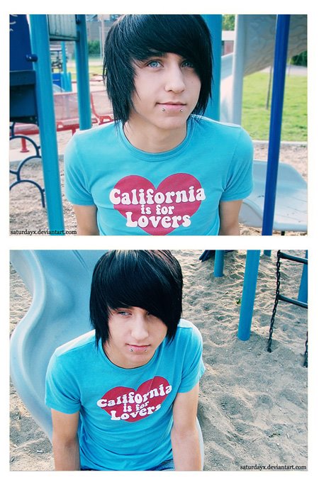 Alex Evans Emo Hair - emo hairstyle for boys