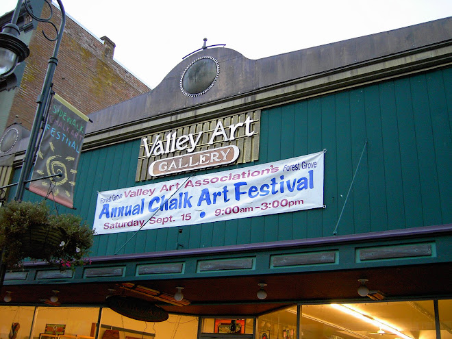 Valley Art's new sign.