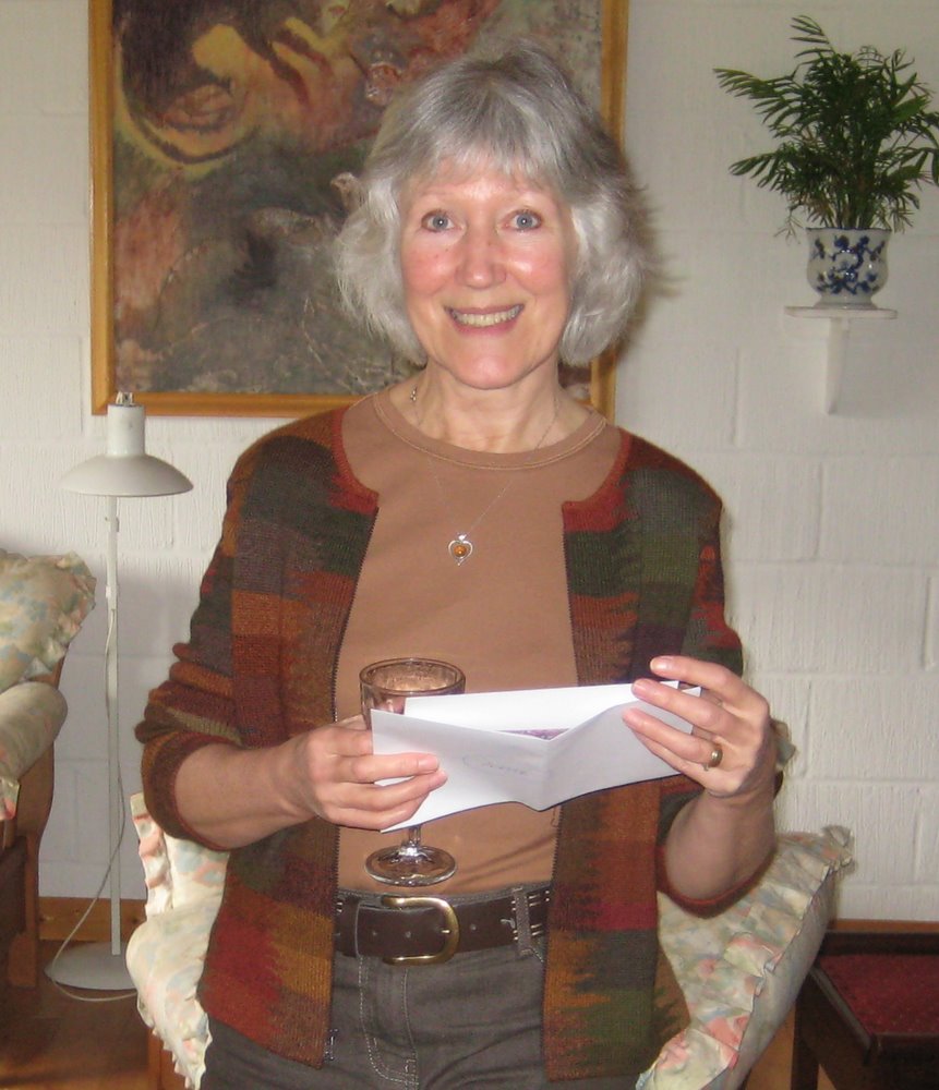 Irene Kelso receives her birthday card - Click to enlarge