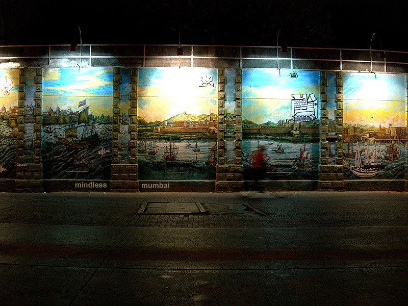 mumbai naval dockyard wall painting