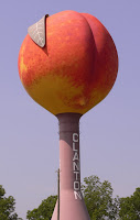 Peach Water Tower, Clanton, Alabama