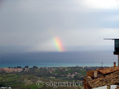 rainbow, calabria, southern italy