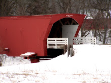 Covered Bridge in Snow