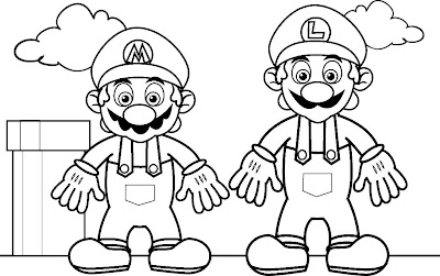 jimbo's Coloring Pages: More Super Mario Coloring Pages