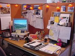 blogger's desk