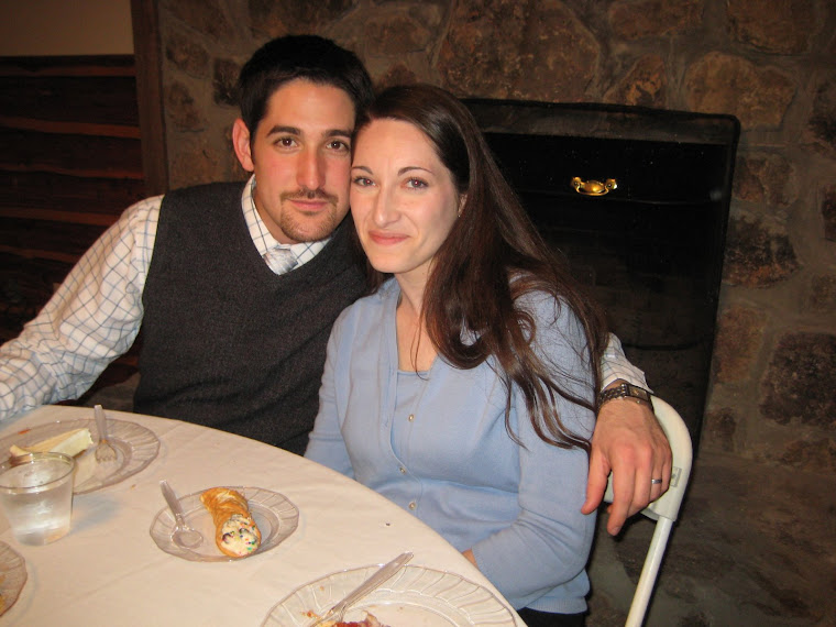 Justin and Melissa at their rehearsal dinner