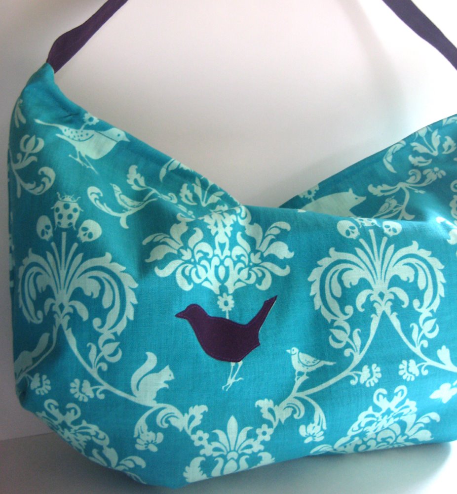 [main+-+hobo+bag+purse+cipolla+teal+aqua+blue+animal+bird+damask.jpg]