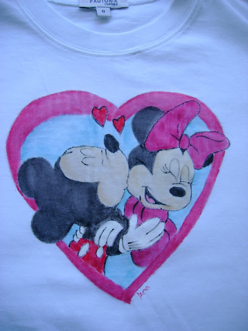 T-shirt Minnie e Mickey