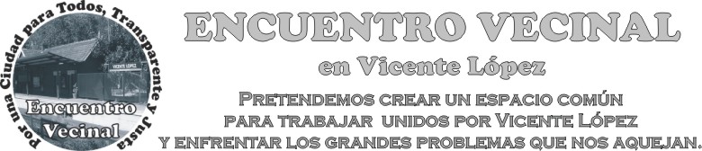 Encuentro Vecinal en Vicente Lopez