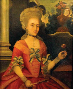 [Retrato de dama, Anonimo, Oleo sobre tela, 86 X 72 cms, Siglo XVIII, Mexicano,.jpg]