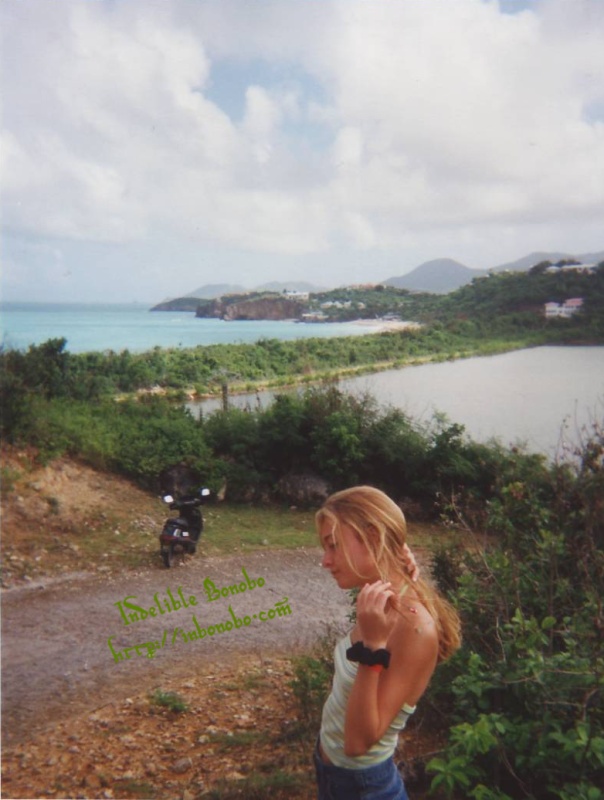 july woman in St Martin
