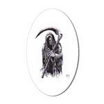 Dark Grim Reaper Of Death Sticker