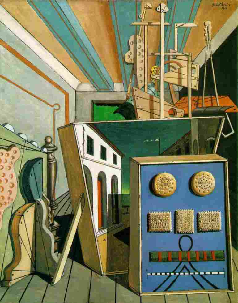 [De+Chirico+-+Metaphysical+Interior+with+Biscuits.jpg]