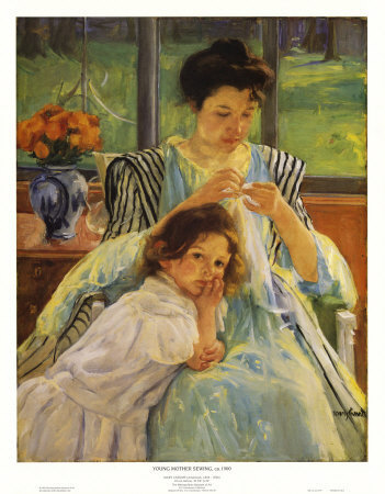 [Young-Mother-Sewing-Print-C10096865.jpg]