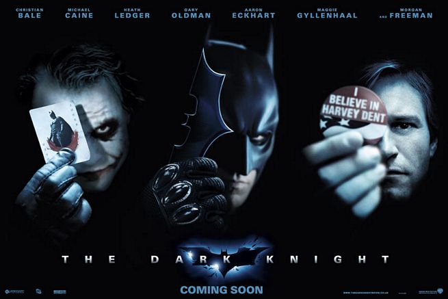 The Dark Knight Three Piece Character Promo Poster Set