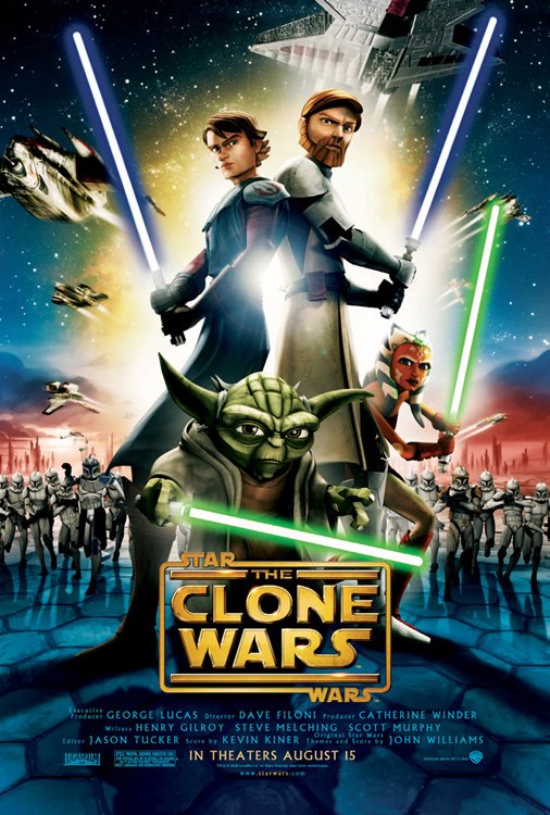 Star Wars: The Clone Wars Theatrical One Sheet Movie Poster