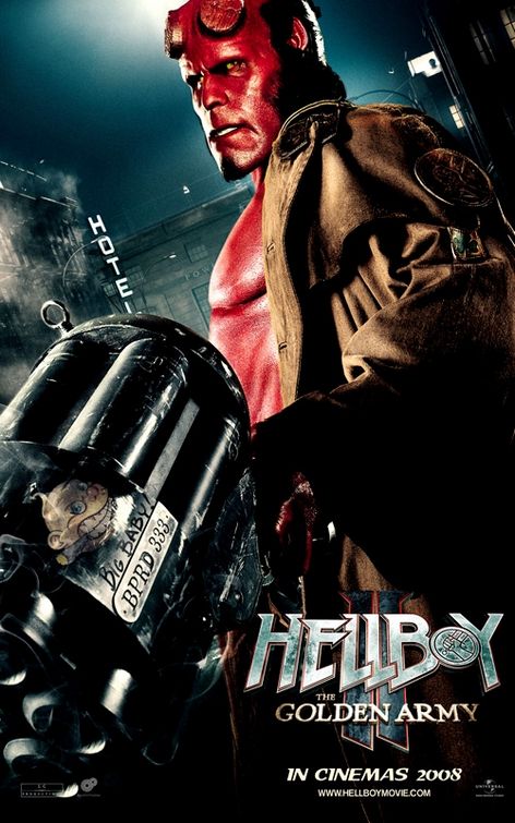 New Hellboy II: The Golden Army European Character Posters - Hellboy