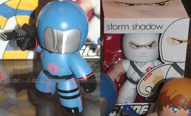G.I. Joe Mighty Muggs - Cobra Commander Mighty Mugg and Storm Shadow Mighty Mugg in Package