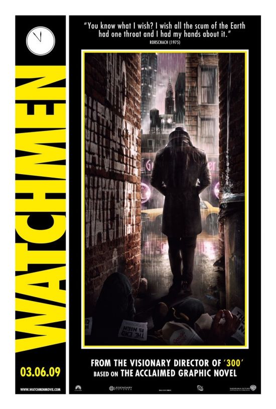 Watchmen Character Movie Posters - Jackie Earle Haley as Walter Kovacs / Rorschach