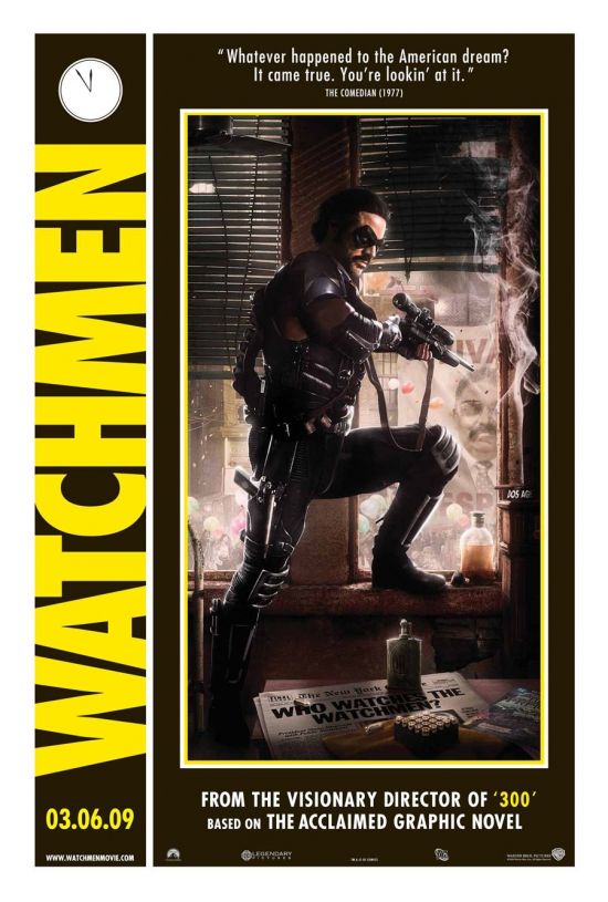 Watchmen Character Movie Posters - Jeffrey Dean Morgan as Edward Blake / The Comedian