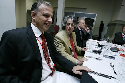 Mircea Geoana (Leader of PSD Romania) and Carlos Carnero (MEP, PSOE, Spain)