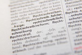 Rechtschreibreform im Wörterbuch © Cornelia Schaible