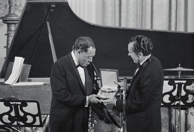 Duke Ellington con Richard NixonEntre 