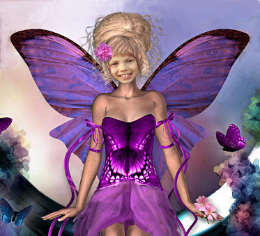 Beautiful Purple Fairy