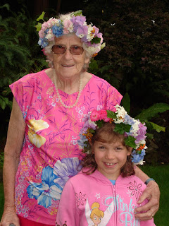 my daughter with her great-nana