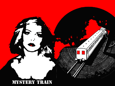 woman mystery train red scheiro