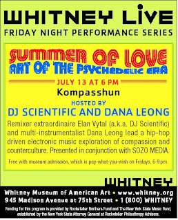DJ Scientific and Dana @ the Whitney Museum