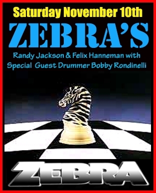Zebra Plays L'Amour on November 10th