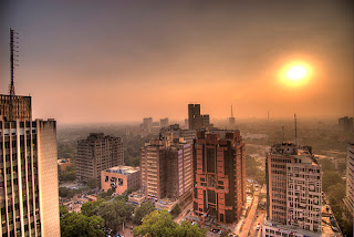 Delhi view from Parikrama