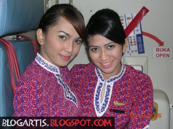 Sexy Girls in Flight Stewardess Uniform