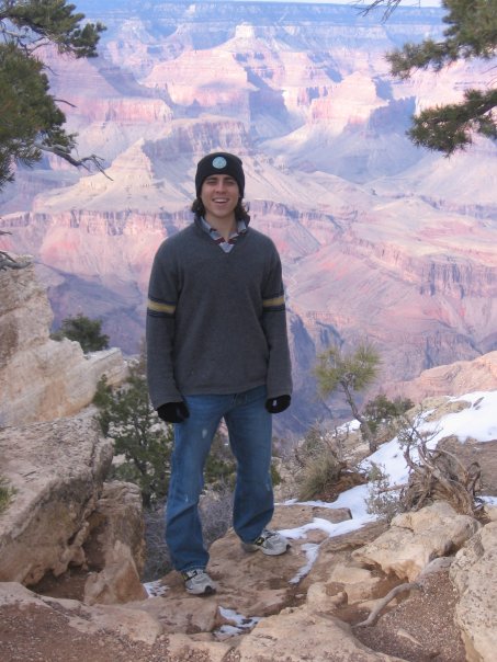 Justin at The Grand Canyon Jan-2007