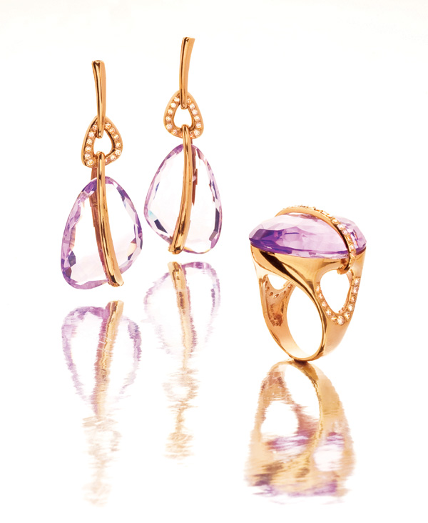 Image: Vancox Amethyst Ring and Earring
