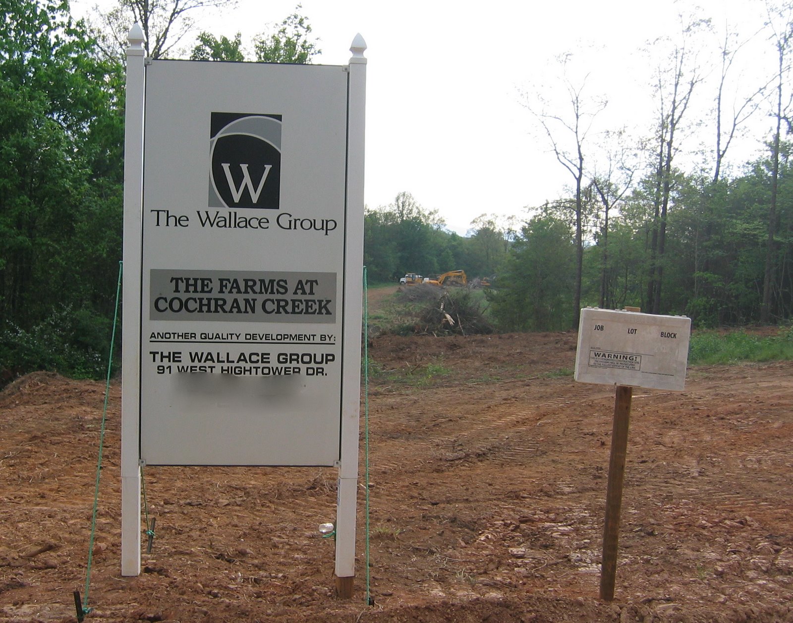 New subdivision, May 2007