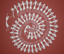 Warli painting on the wall