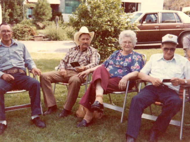 Dad, Glen Henri Allred, Ora Campbell, & Lee Allred