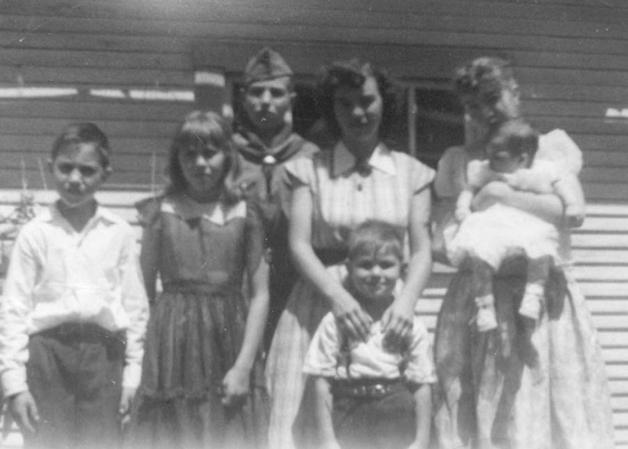 Kay as a Scout and family