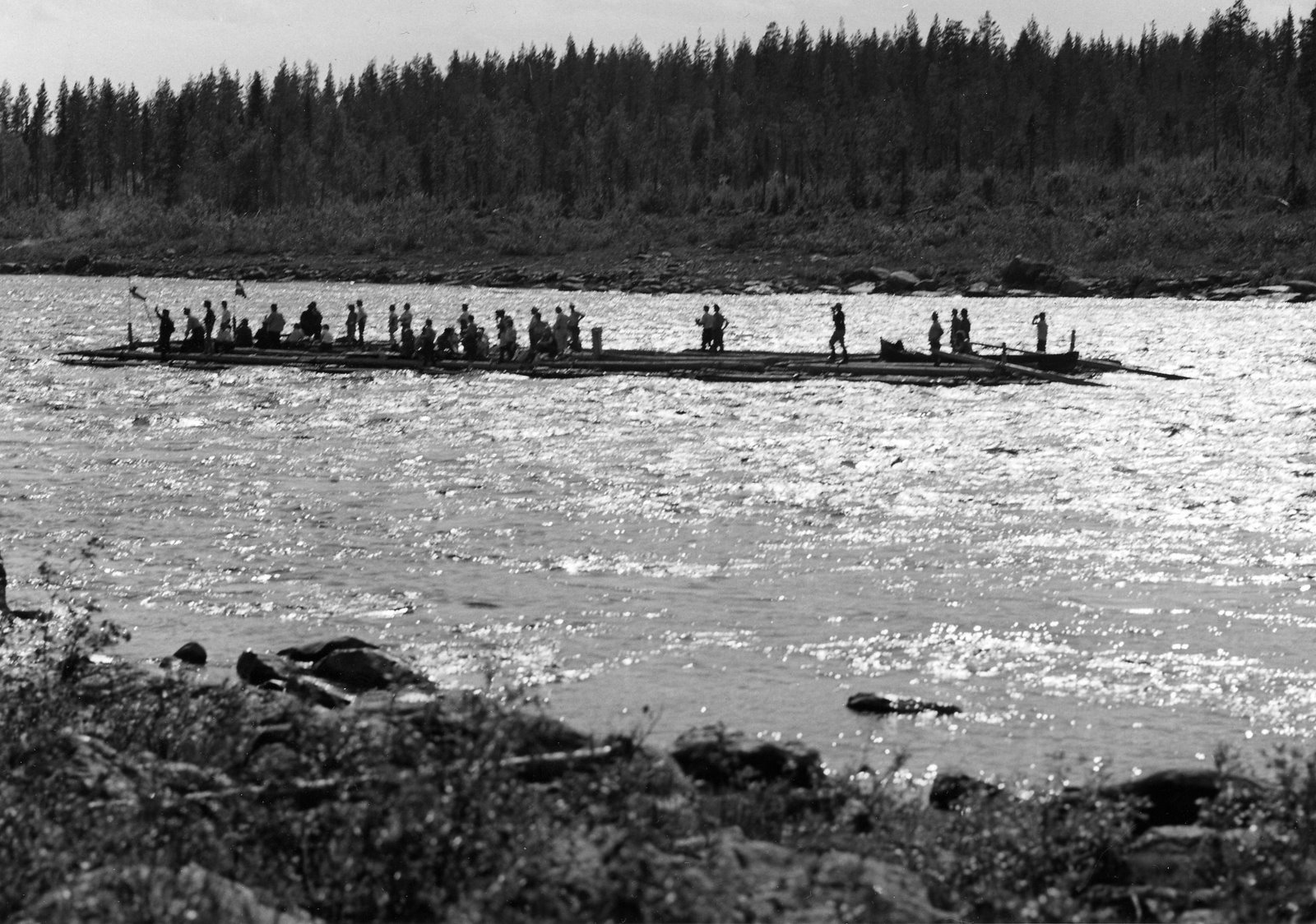 Tornio river's last raft