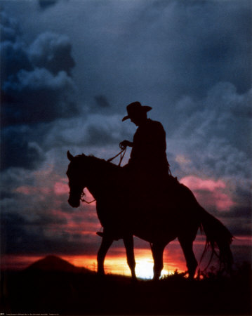 [8874~Cowboy-and-Sunset-Posters.jpg]