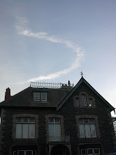 Sign over Aberystwyth home