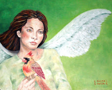Angel with bird
