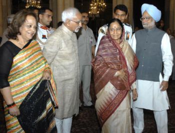 with President & PM of India