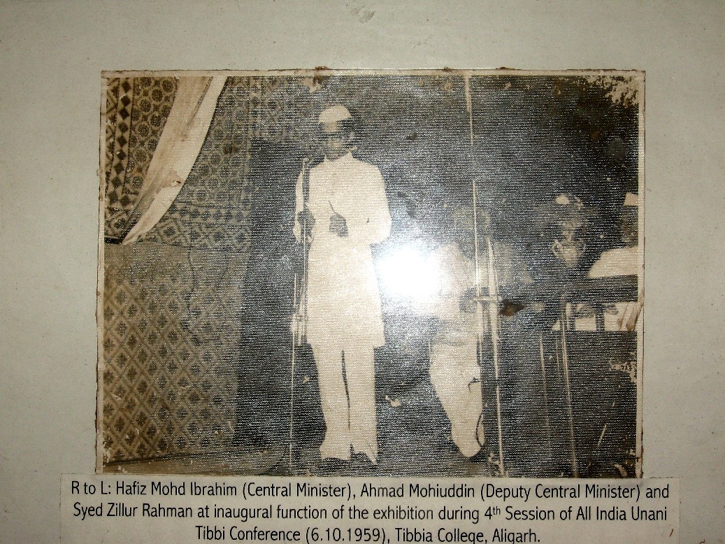 H.S.Z. Rahman addressing Tibbi Conference in 1959