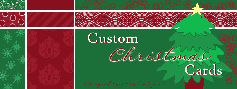 Custom Christmas Card Design by Meg